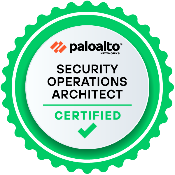 Security Operations Architect &mdash; Palo Alto Networks certified